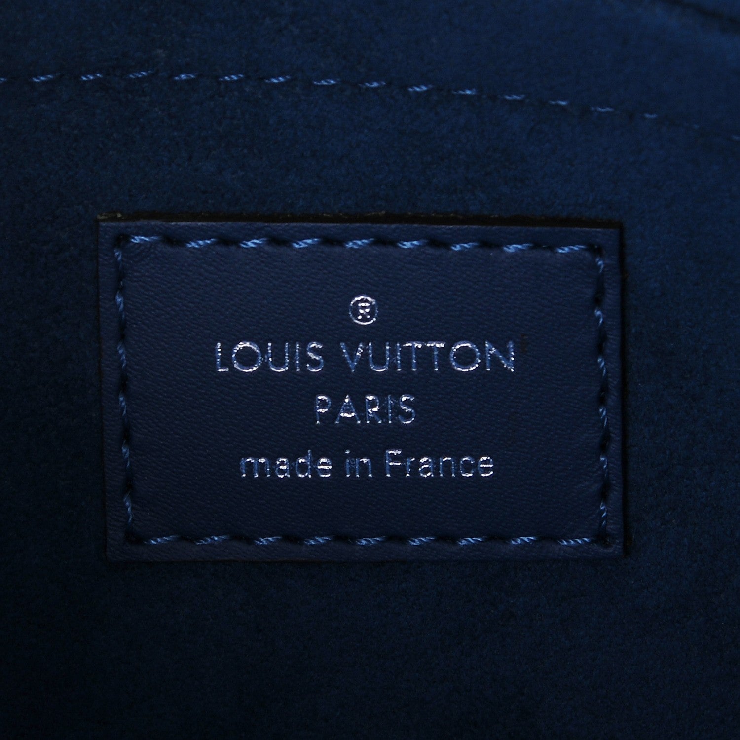 Louis Vuitton Epi Neverfull Pochette MM GM Cyan 6 of 7
