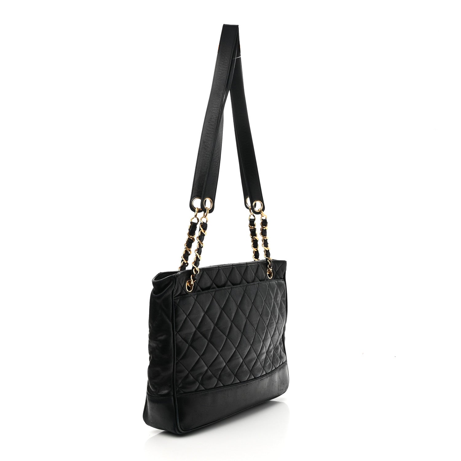 Chanel Lambskin Quilted Shoulder Bag Black 2 of 11