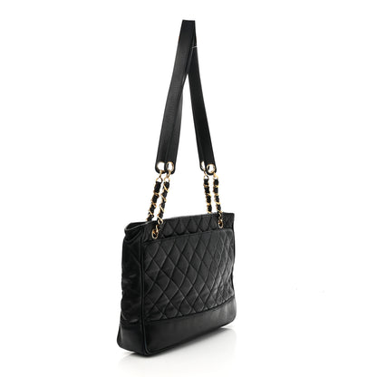Chanel Lambskin Quilted Shoulder Bag Black 2 of 11