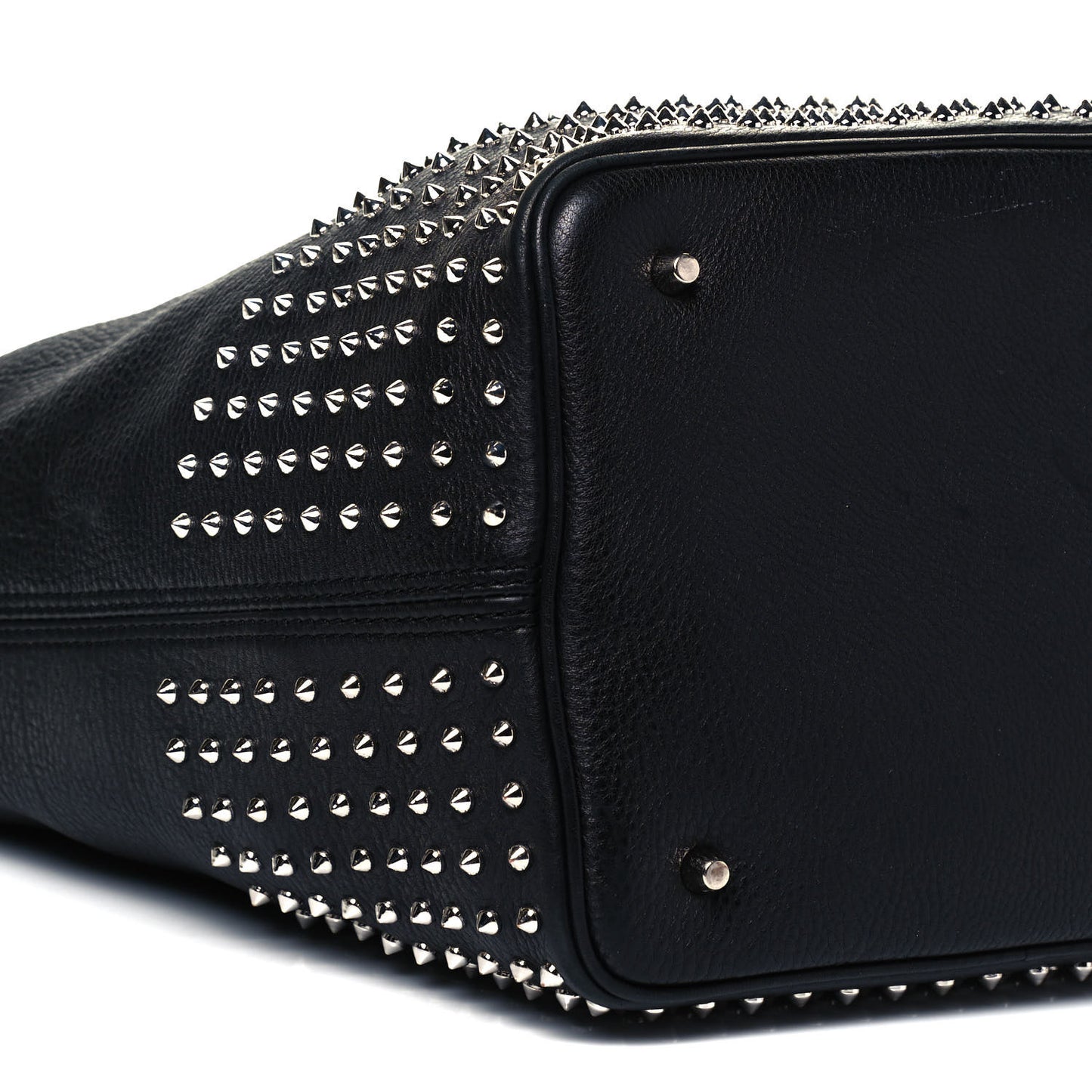 Calfskin Studded Medium Susanna Hobo Black