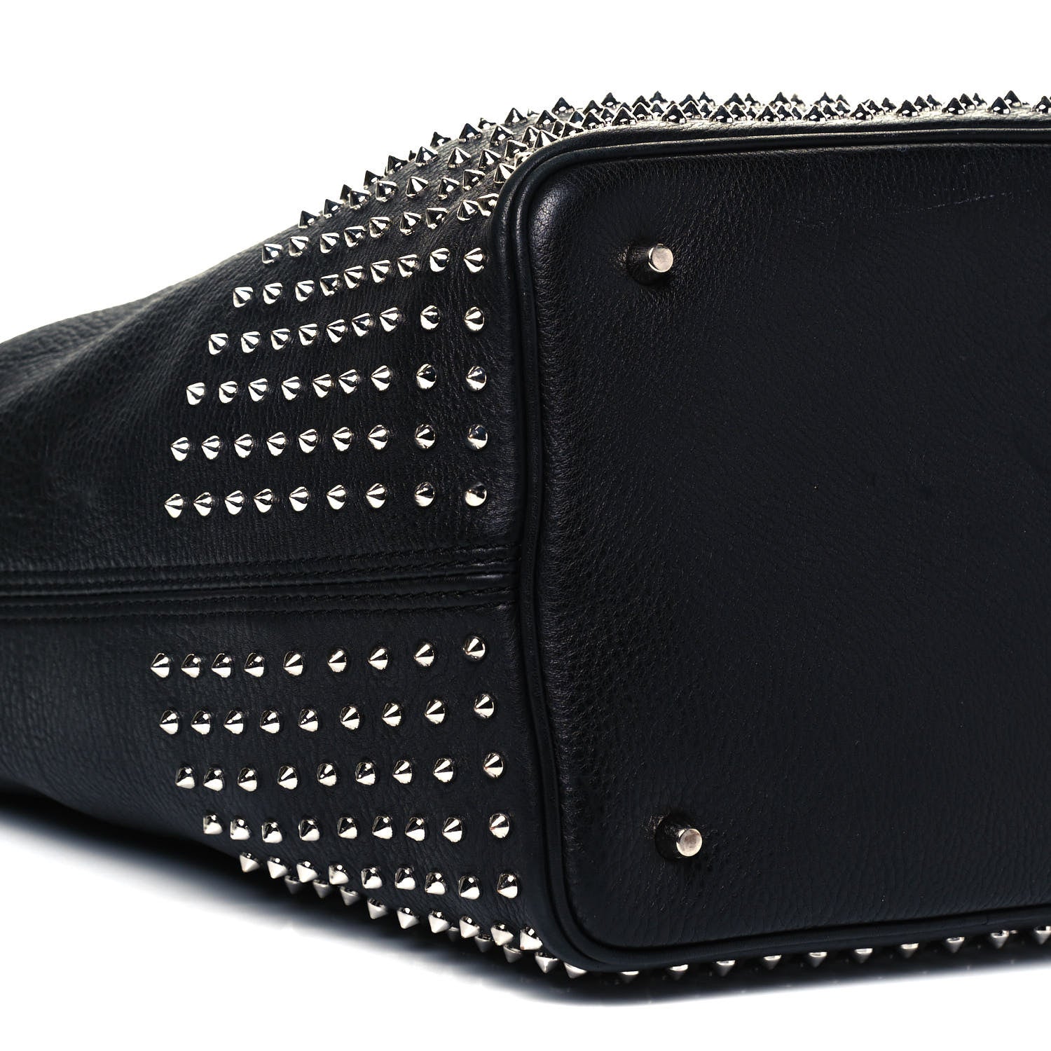 Burberry Calfskin Studded Medium Susanna Hobo Black 8 of 9