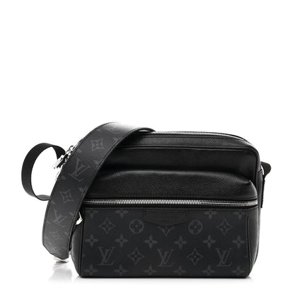 Louis Vuitton Taiga Monogram Eclipse Outdoor Messenger Black 1 of 9
