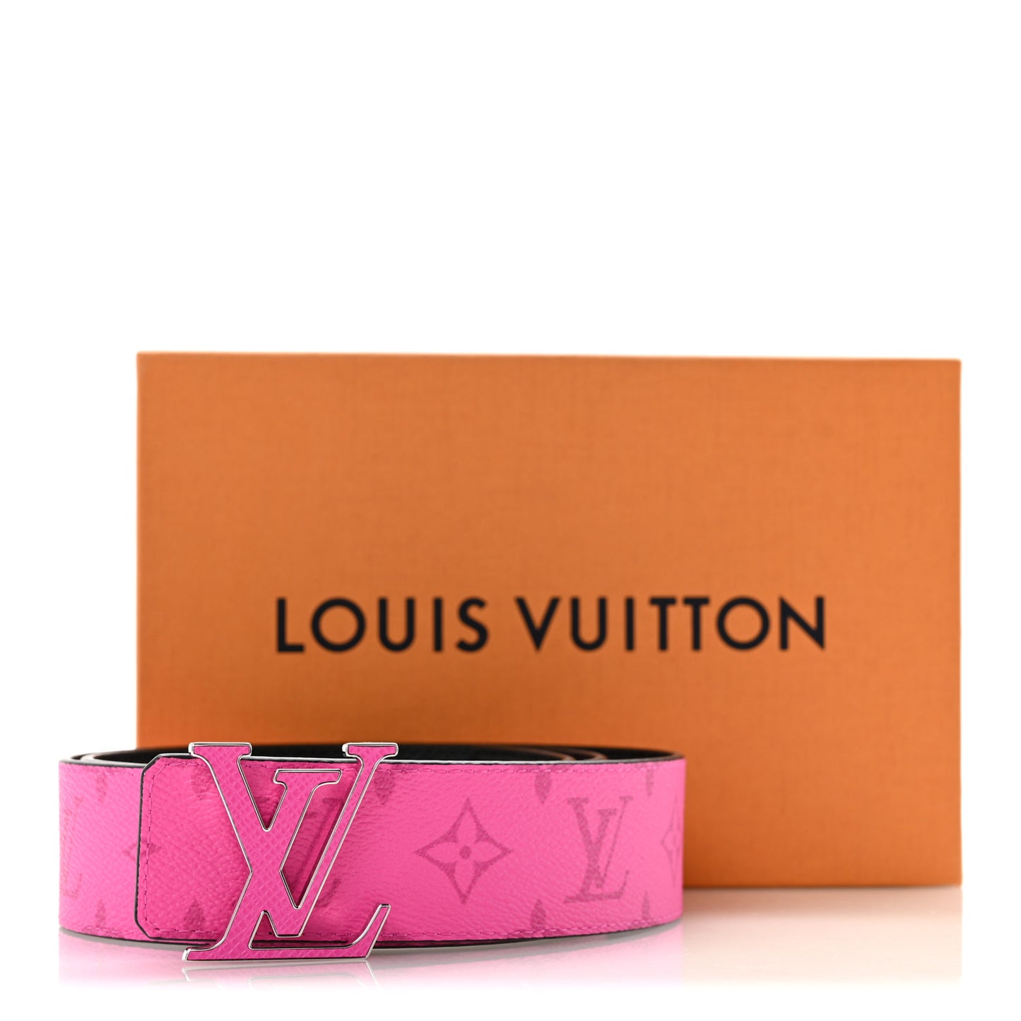 Monogram 40mm Reversible LV Initiales Belt 90 36 Fuchsia