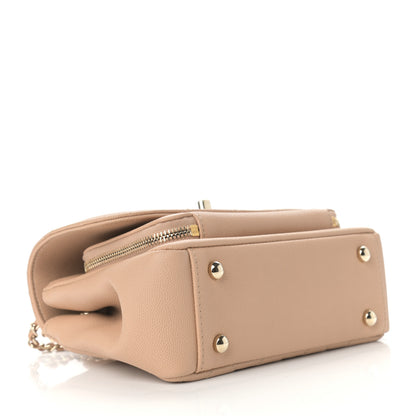 Chanel Caviar Quilted Small Business Affinity Flap Beige 4 of 9