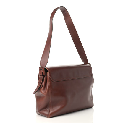 Chanel Calfskin Logo Shoulder Bag Brown 3 of 23