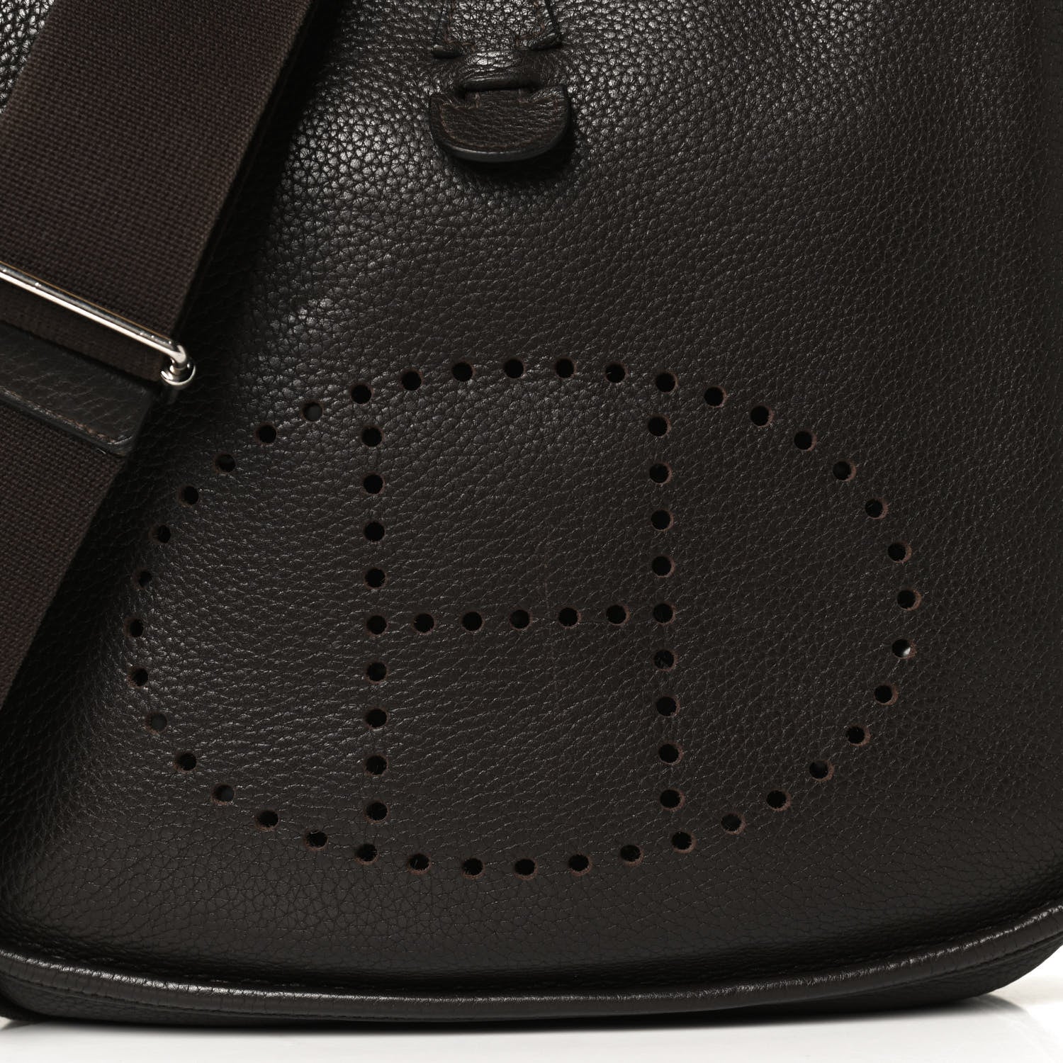 Hermes Taurillon Clemence Evelyne III PM Chocolate 7 of 11