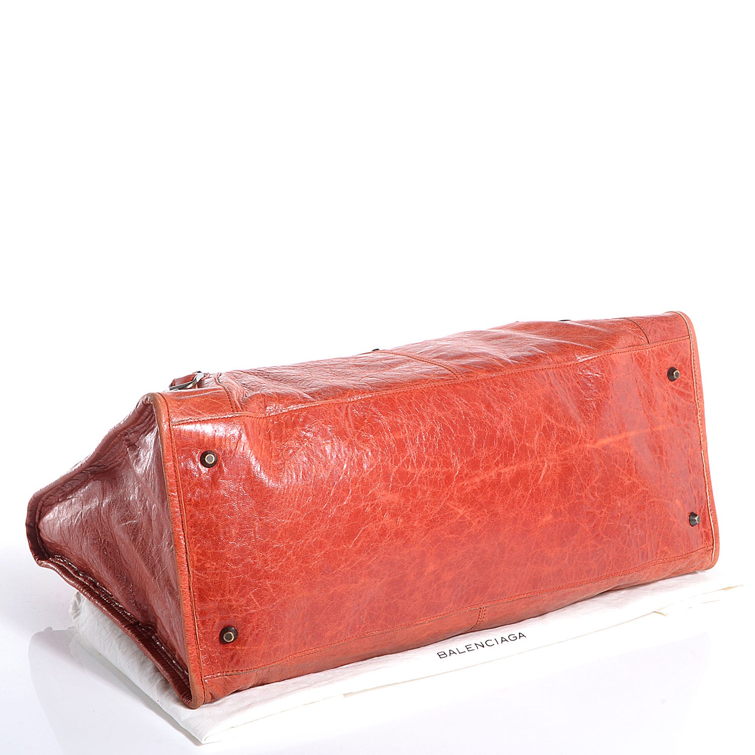Balenciaga Chevre Classic Hardware Work Rouille 4 of 7