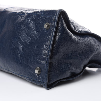 Balenciaga Agneau Giant 12 Silver Hardware Work Bleu Obscur 9 of 13