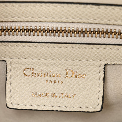 Christian Dior Grained Calfskin Saddle Bag White 6 of 10