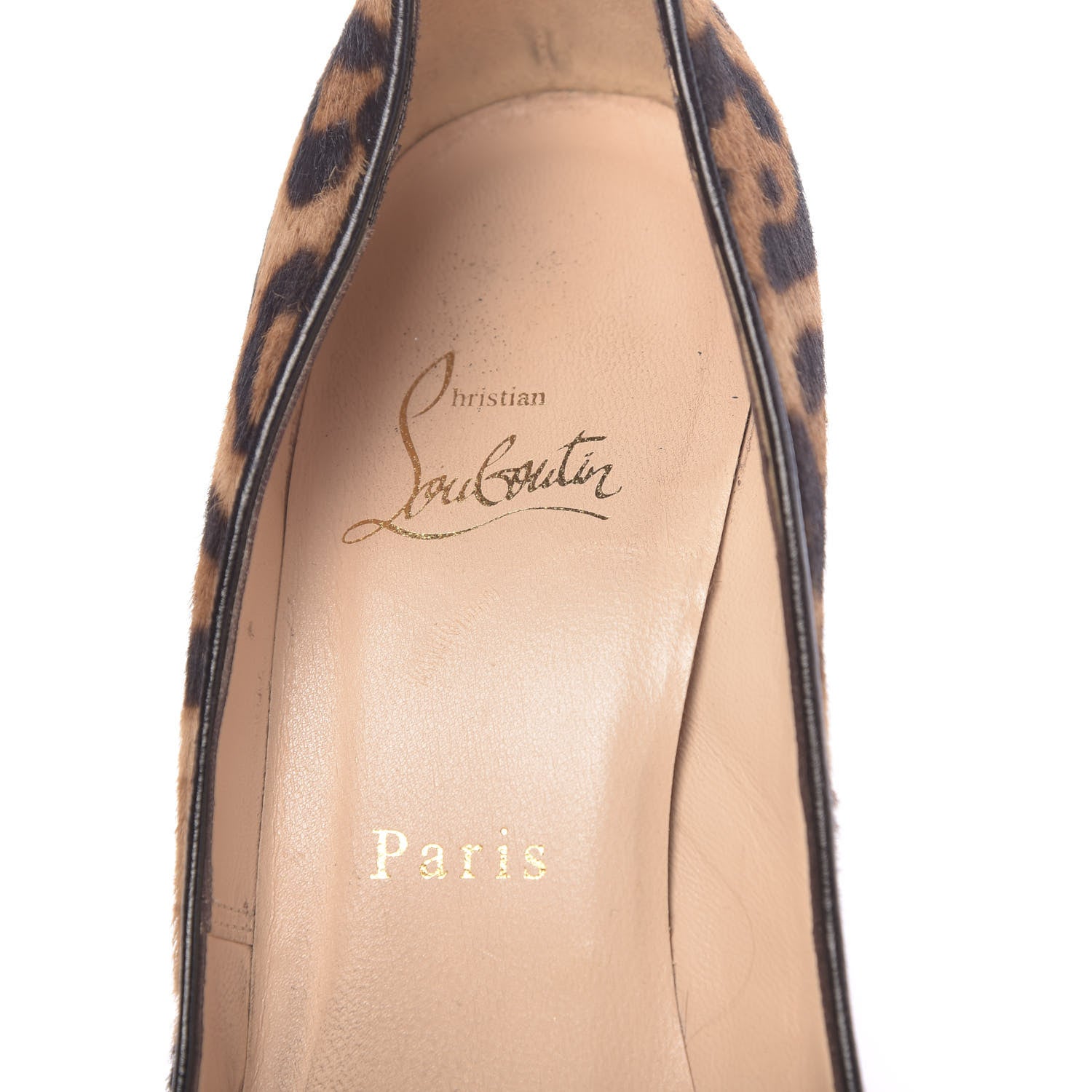 Christian Louboutin Calf Hair Leopard Very Prive 120 Pumps 37.5 6 of 13