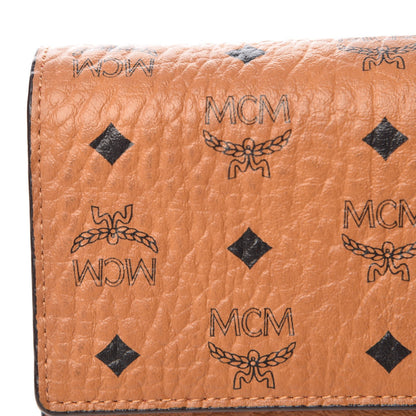 MCM Visetos Tri-Fold Wallet Cognac 8 of 11