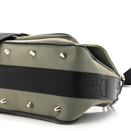 Christian Dior Coated Canvas Crystal Hardcore Bag Kaki 10 of 12