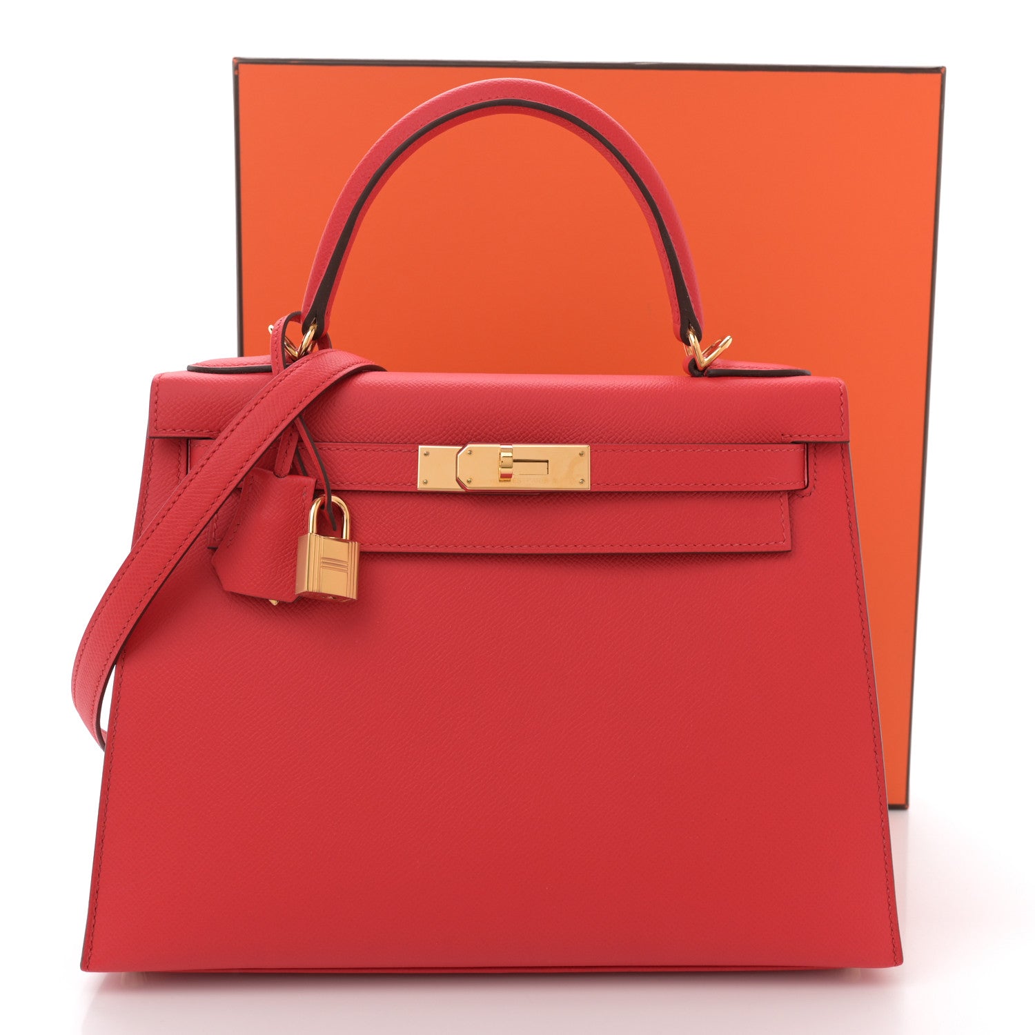 Hermes Epsom Kelly Sellier 28 Bougainvillea 11 of 11
