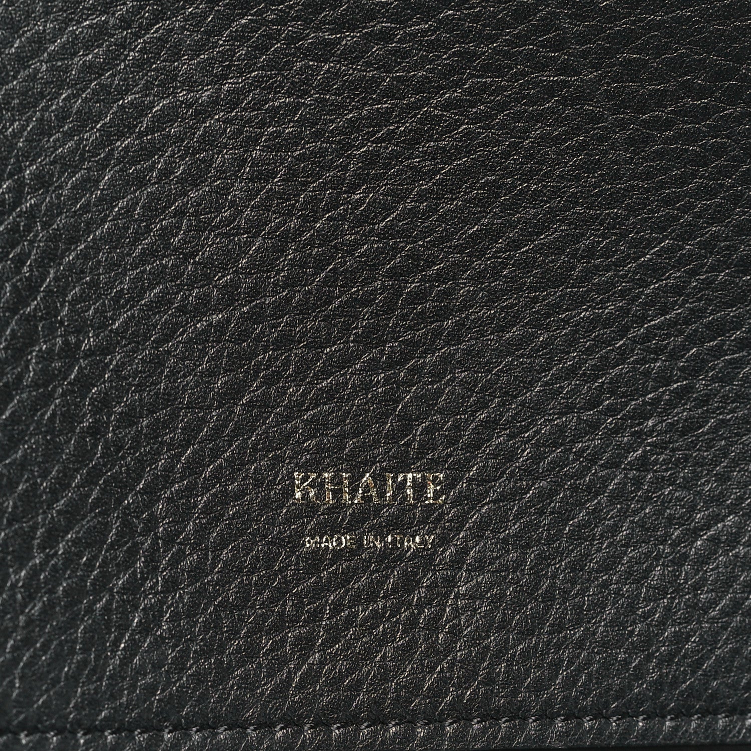 Khaite Pebbled Sport Calfskin Medium Lotus Tote Black 7 of 10