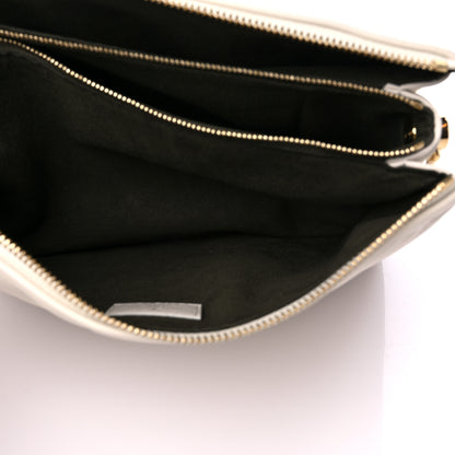 Louis Vuitton Lambskin Embossed Monogram Coussin PM Cream 7 of 11