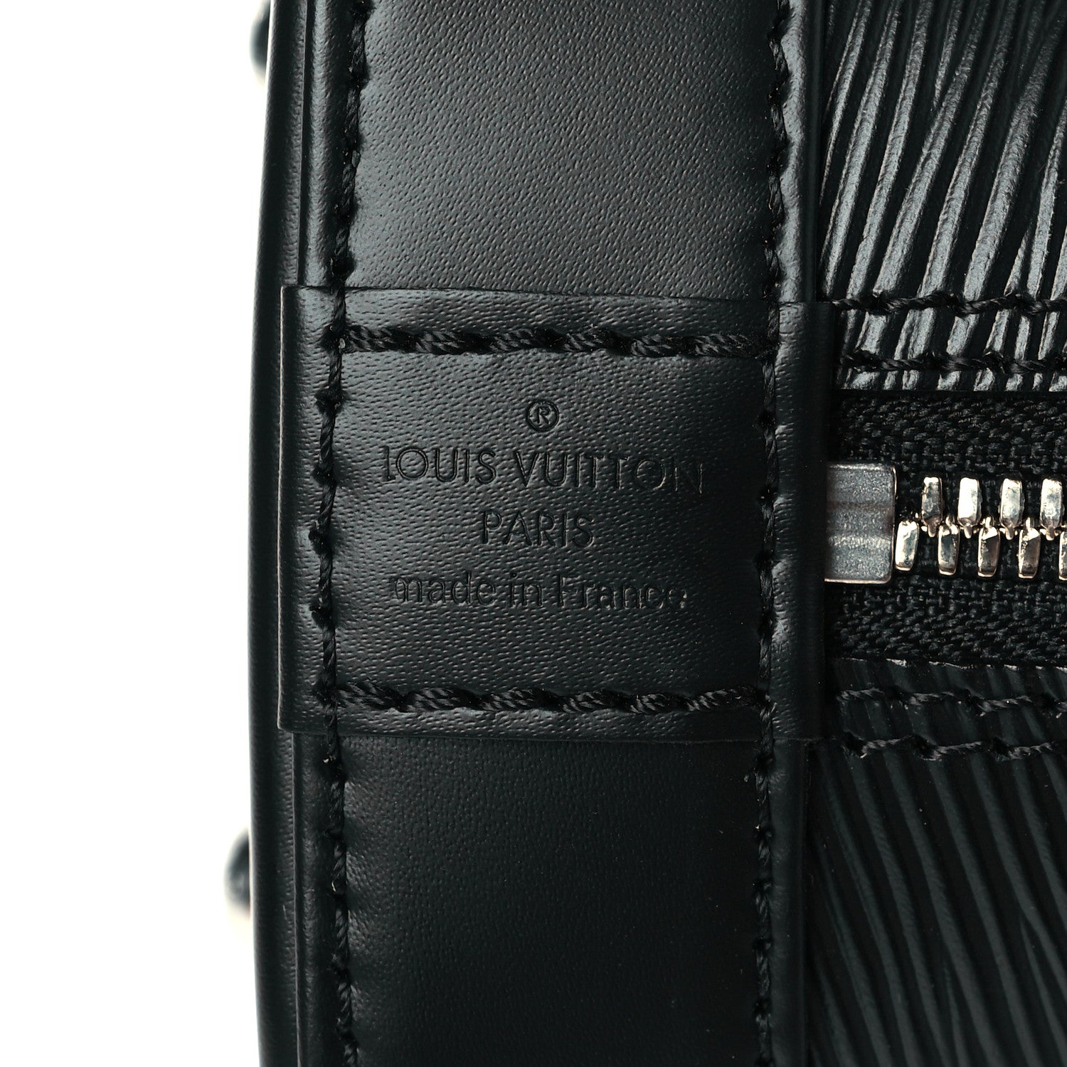 Louis Vuitton Epi Alma BB Black 6 of 10
