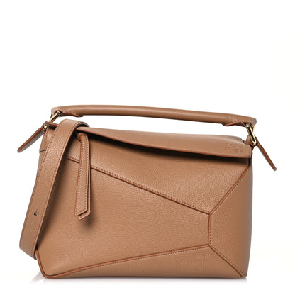 Loewe Calfskin Small Puzzle Edge Bag Toffee 1 of 12
