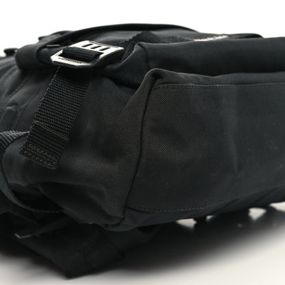 Balenciaga Nylon Logo Embroidered Medium Army Multicarry Backpack Black 8 of 11