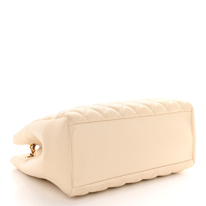 Versace Nappa Quilted Medusa Chain Bag Beige 4 of 10