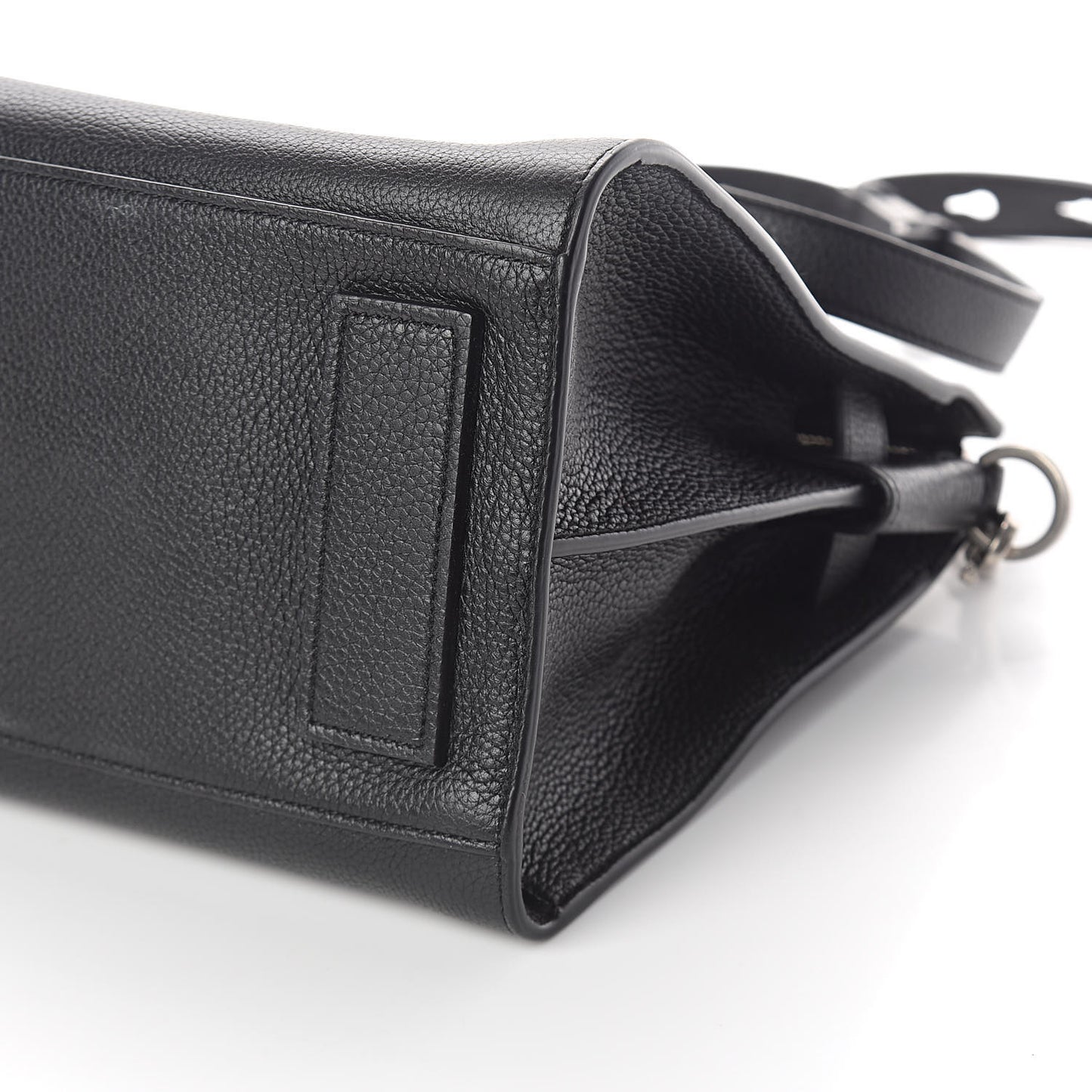 Grained Calfskin Baby Supple Sac De Jour Black