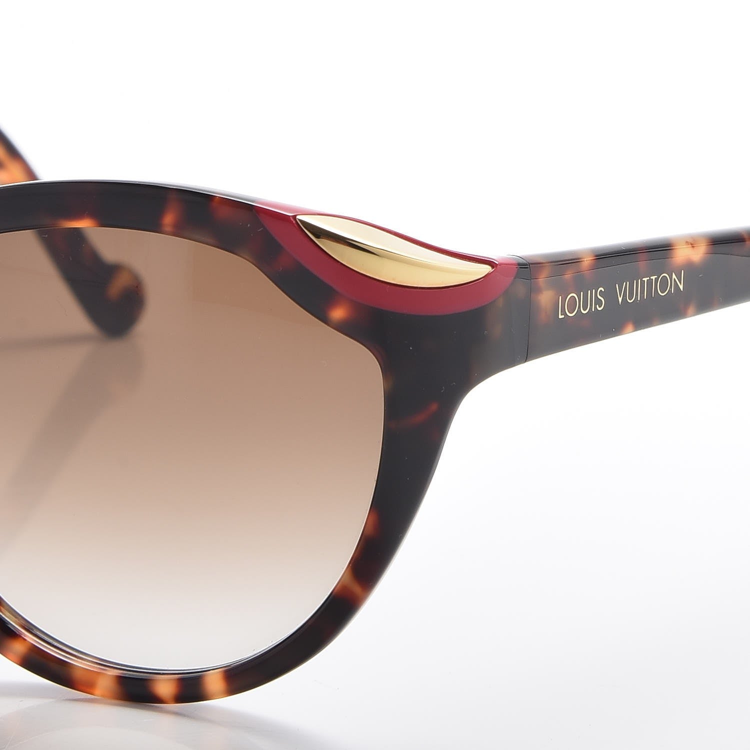 Louis Vuitton Ivy Cat Sunglasses Z0736W Tortoise 6 of 7