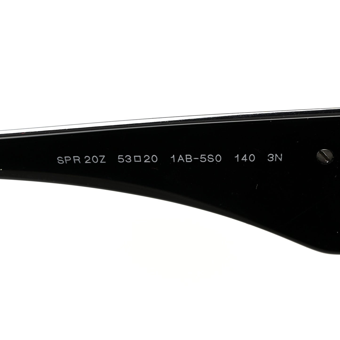 Acetate Oval Symbole Sunglasses SPR 20Z Black
