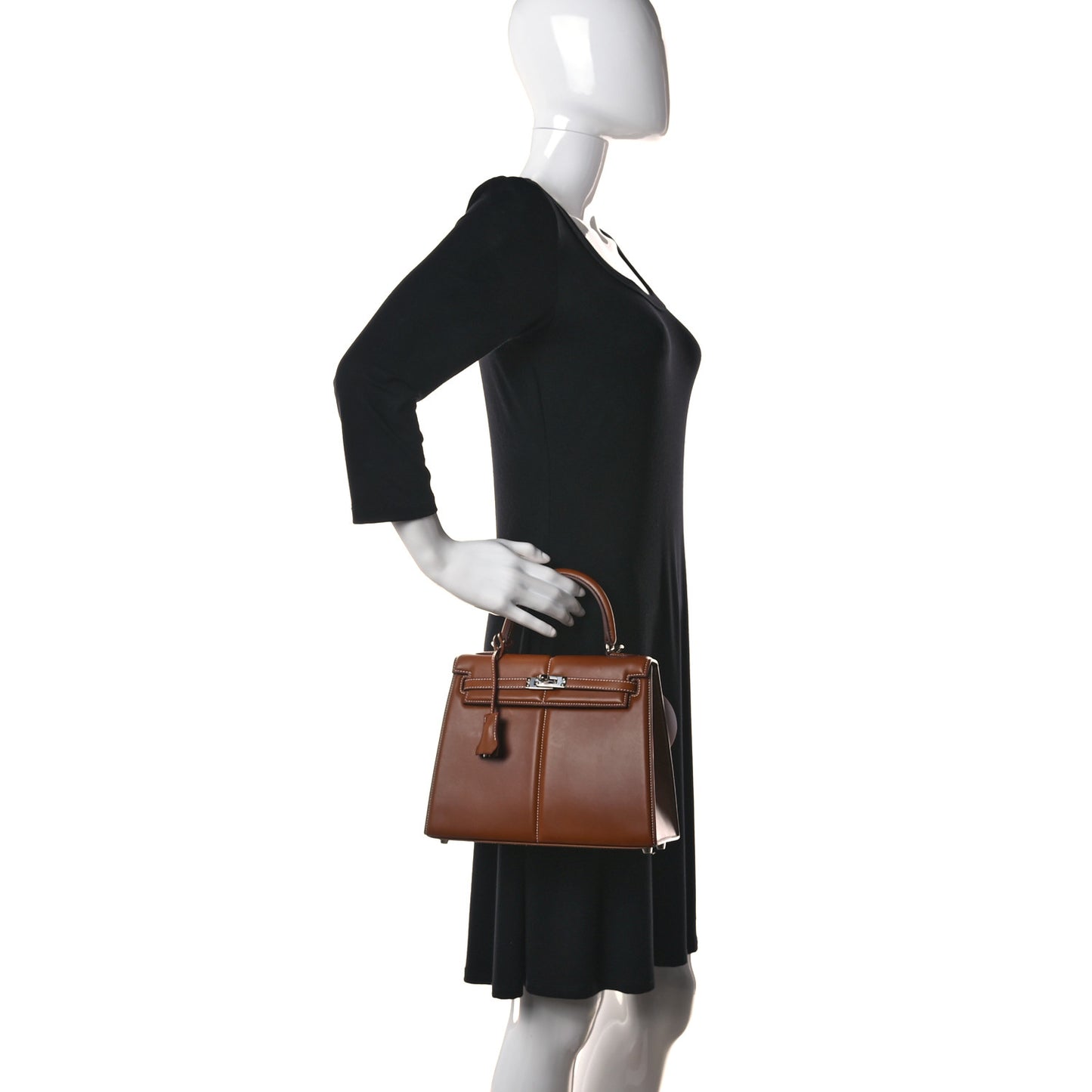 Barenia Kelly Padded Sellier 25 Fauve