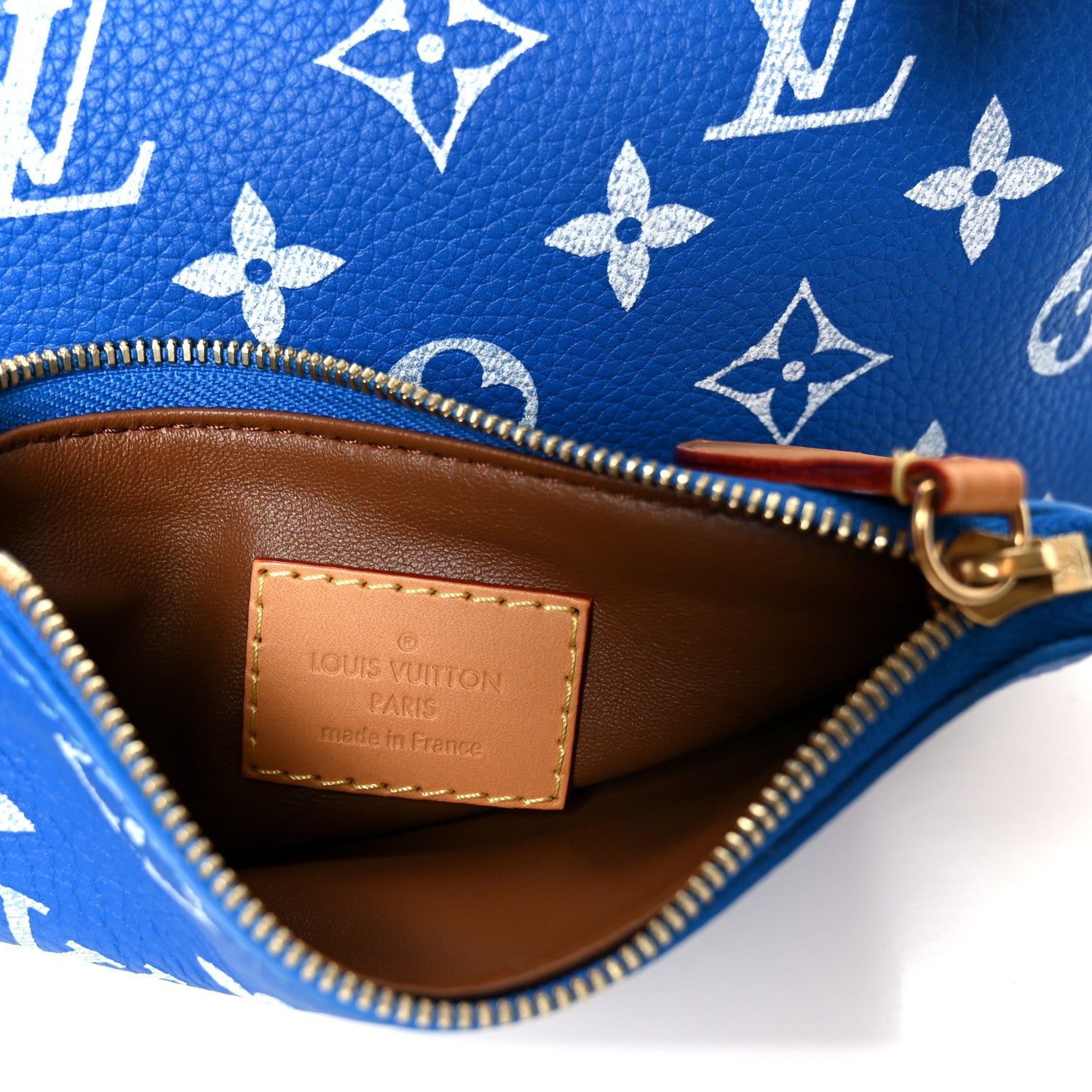 Louis Vuitton Calfskin Monogram Speedy P9 Bandouliere 25 Blue