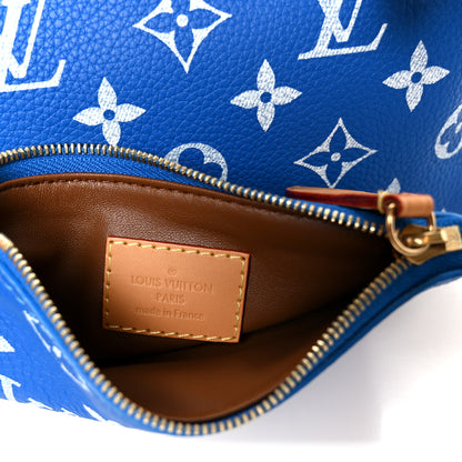 Louis Vuitton Calfskin Monogram Speedy P9 Bandouliere 25 Blue 13 of 16