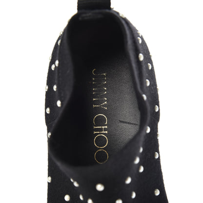 Jimmy Choo Elastic Norway Slip-On Sneakers 37 Black 7 of 9