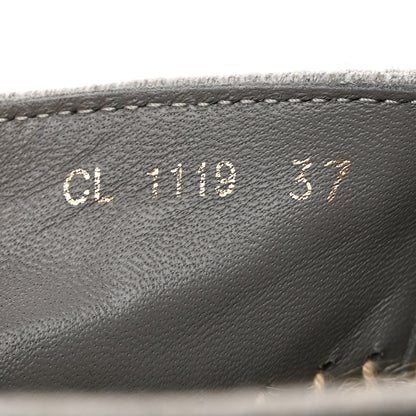 Christian Dior Oblique Embroidered Granville 15mm Espadrilles 37 Grey Stone 7 of 9