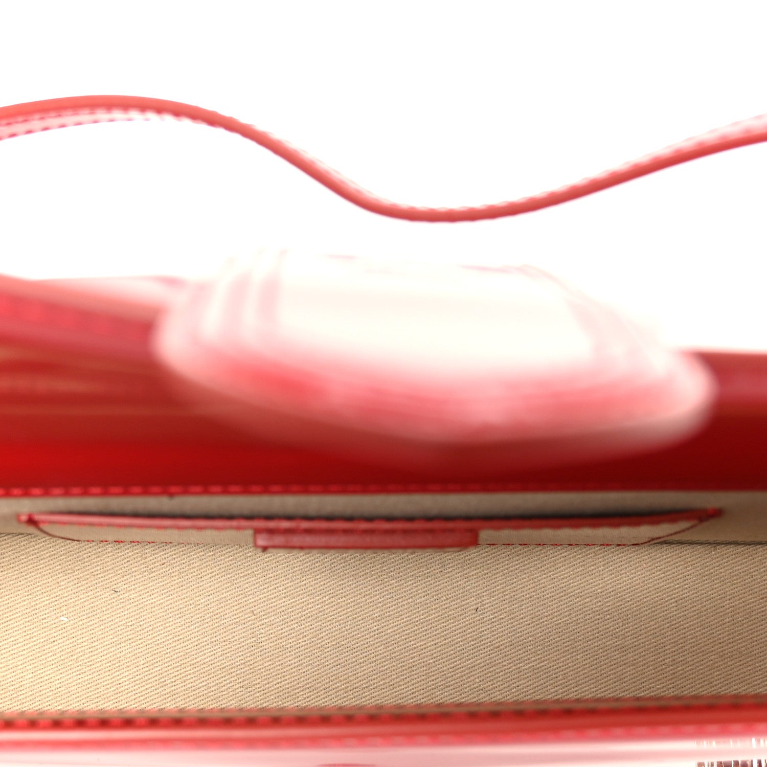 Jacquemus Glazed Calfskin Le Bambino Long Red 5 of 10
