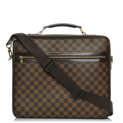 Louis Vuitton Damier Ebene Porte Ordinateur Sabana NM Computer Case 1 of 6