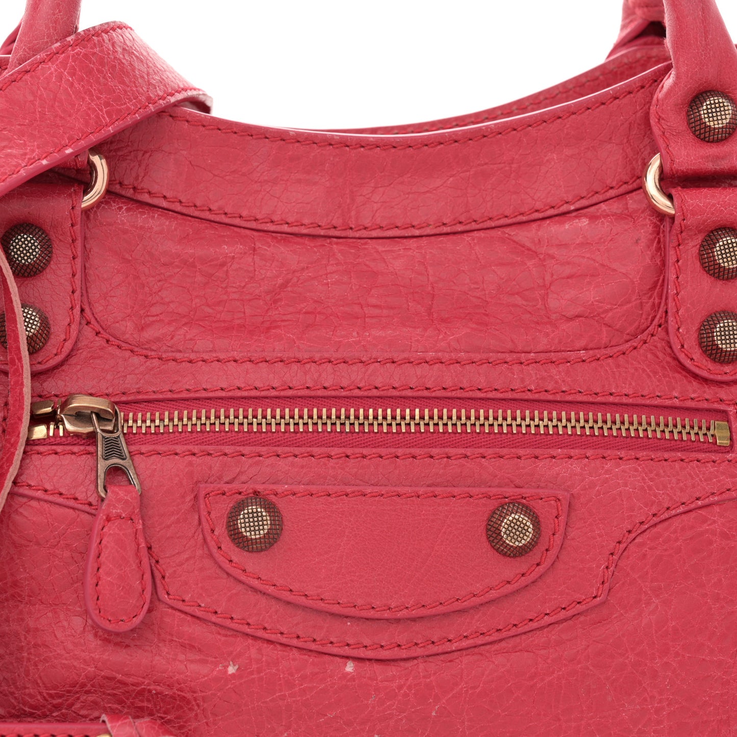 Agneau Giant 12 Rose Gold Hardware City Rose Thulian