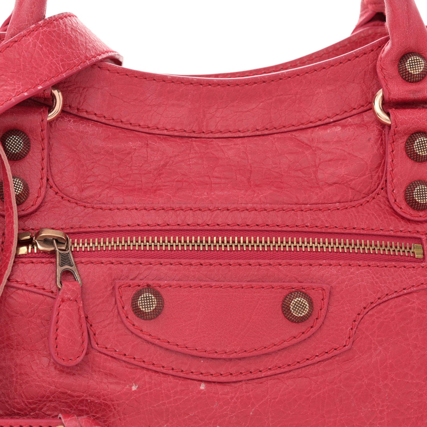 Balenciaga Agneau Giant 12 Rose Gold Hardware City Rose Thulian 9 of 16