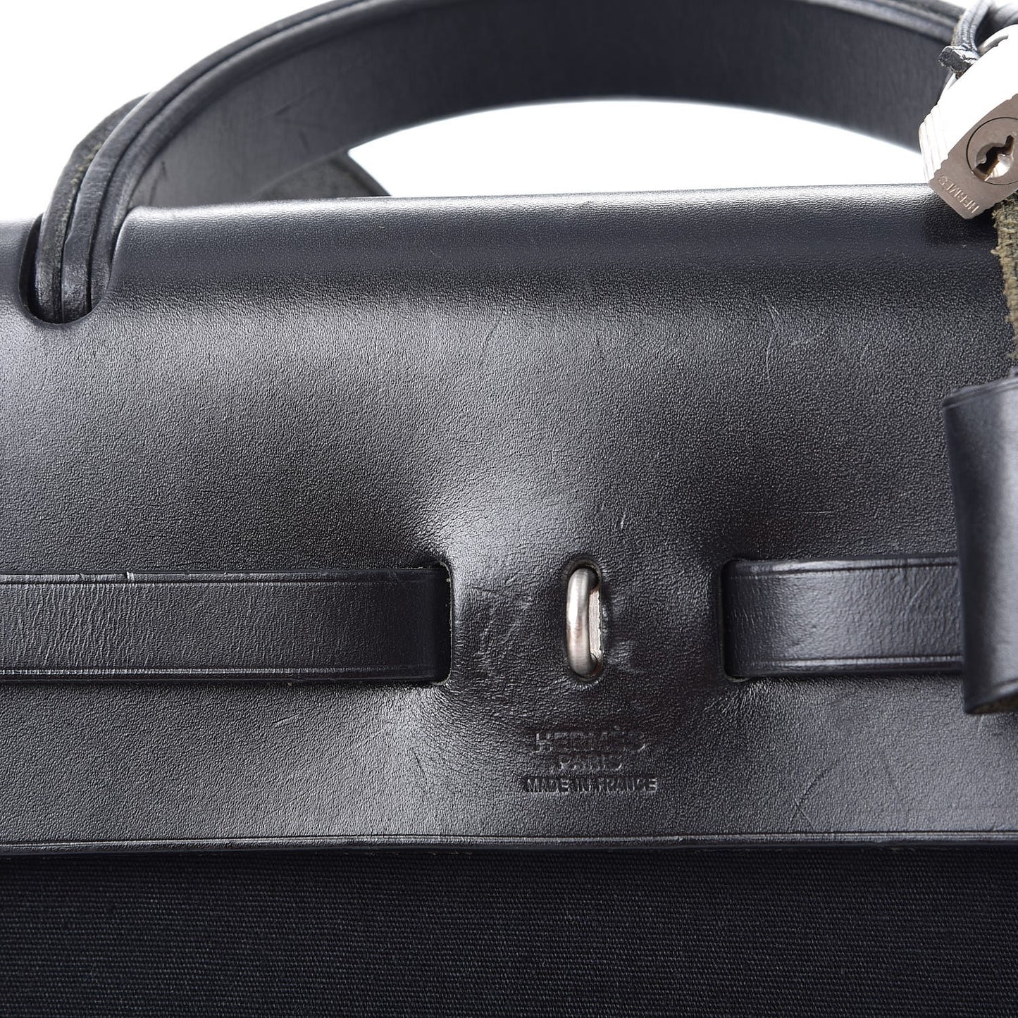 Toile Vache Calfskin Herbag 39 MM Black