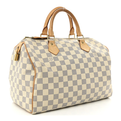 Louis Vuitton Damier Azur Speedy 30 3 of 10