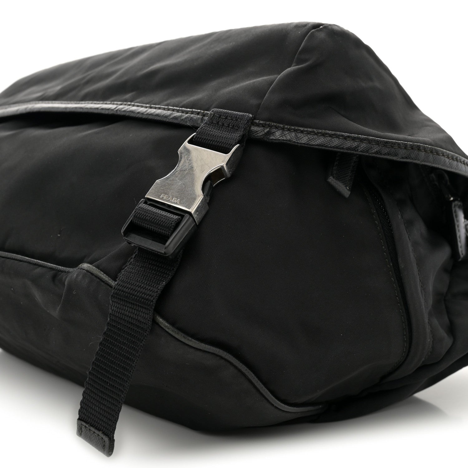 Prada Nylon Tessuto Montagna Messenger Bag Black 11 of 13