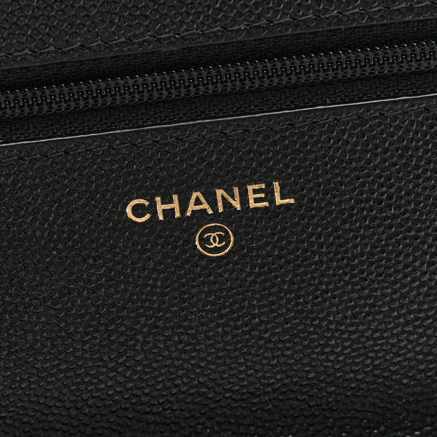 Chanel Caviar Quilted Golden Class Wallet On Chain WOC Black 6 of 10
