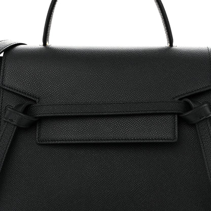 Celine Grained Calfskin Micro Belt Bag Black 9 of 11