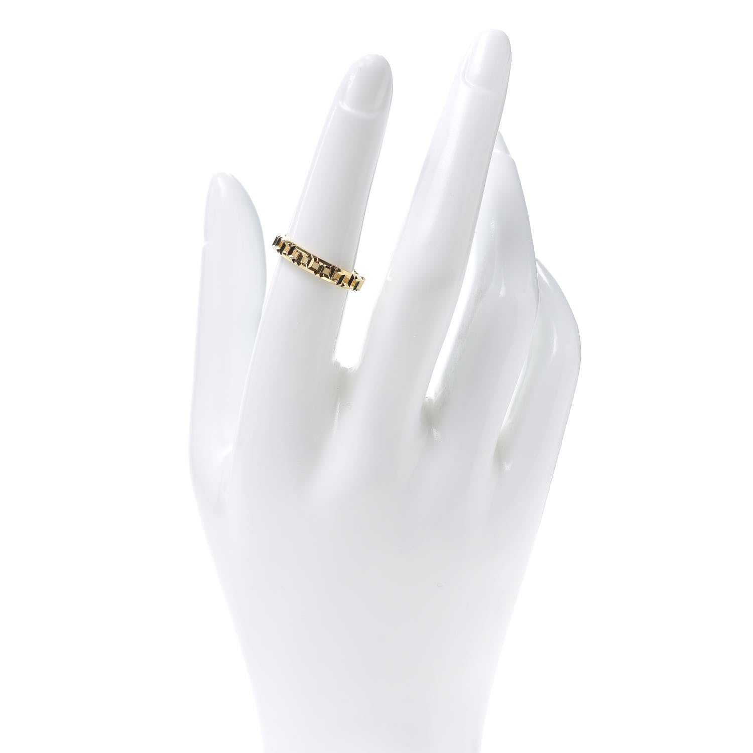 Tiffany 18K Yellow Gold T True Narrow Ring 53 6.25 2 of 5