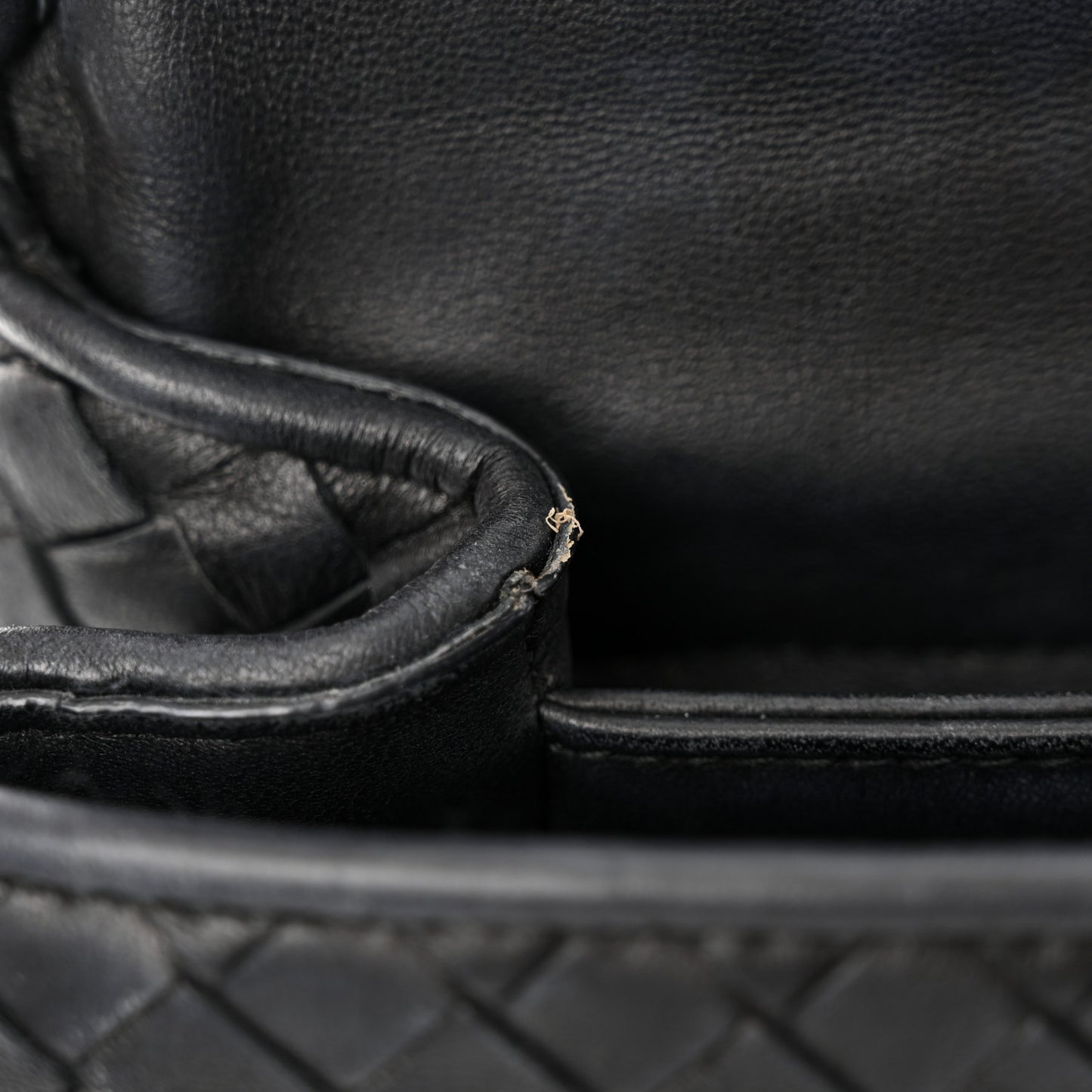 Nappa Intrecciato Small Olimpia Bag Black