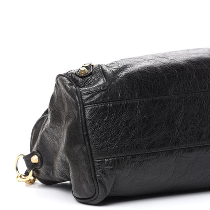 Balenciaga Agneau Giant 12 Gold Hardware Boston Black 7 of 12
