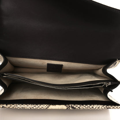 Gucci GG Supreme Monogram Python Embroidered Small Dionysus Shoulder Bag 5 of 9