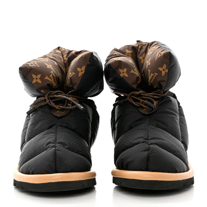 Louis Vuitton Nylon Monogram Pillow Comfort Ankle Boot 36 Black 2 of 9