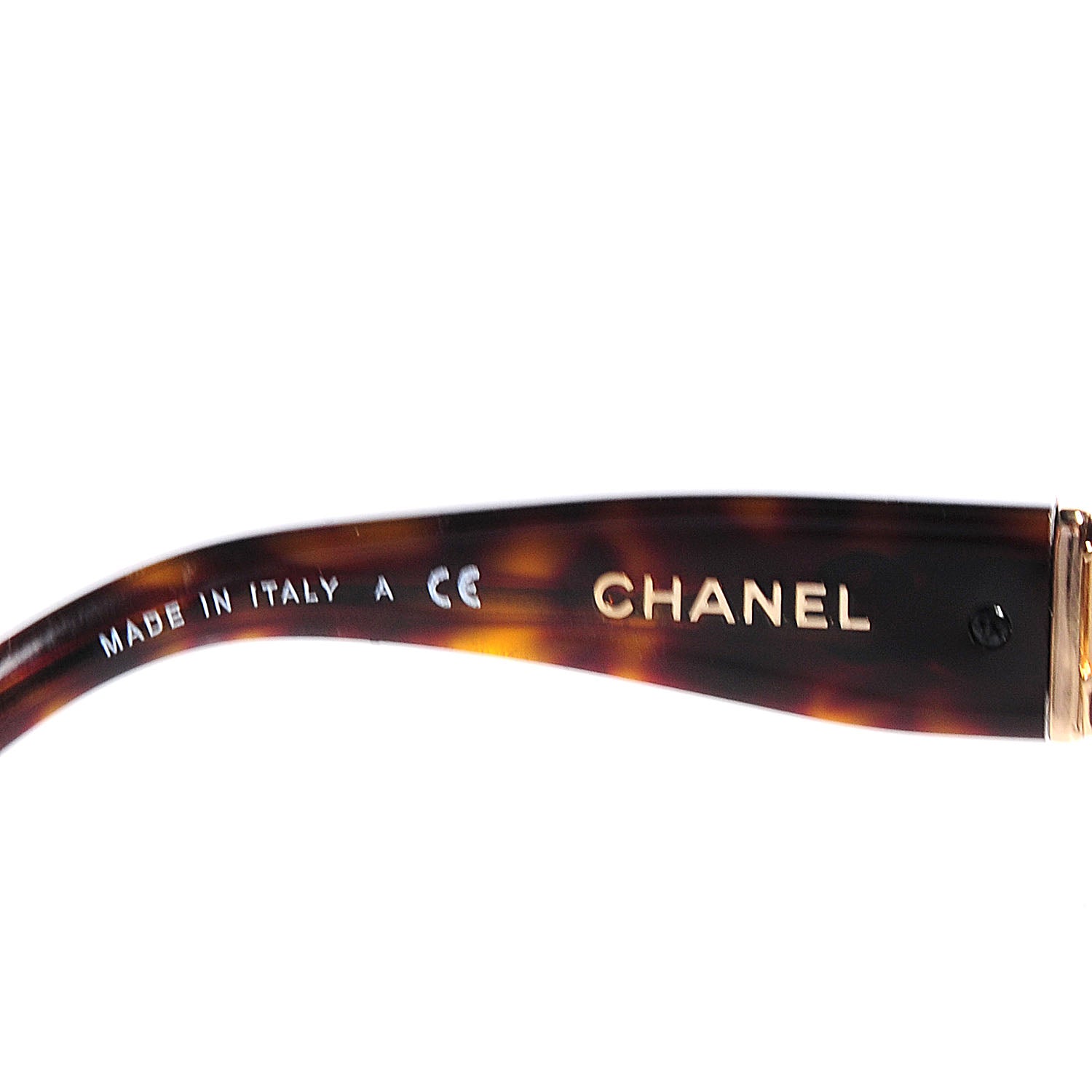 Chanel Acetate Metal Chain Square Sunglasses 5305 Brown 4 of 7