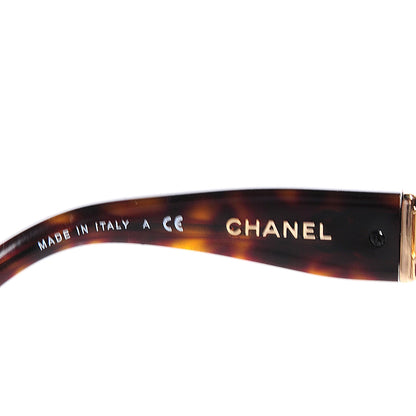 Chanel Acetate Metal Chain Square Sunglasses 5305 Brown 4 of 7
