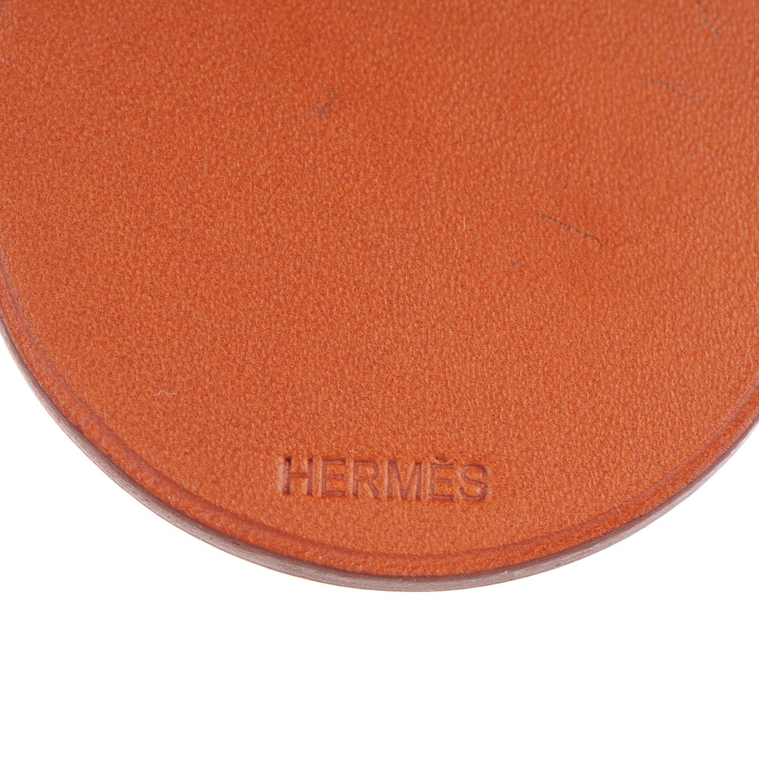 Hermes Barenia Horse Bag Charm Fauve 3 of 4