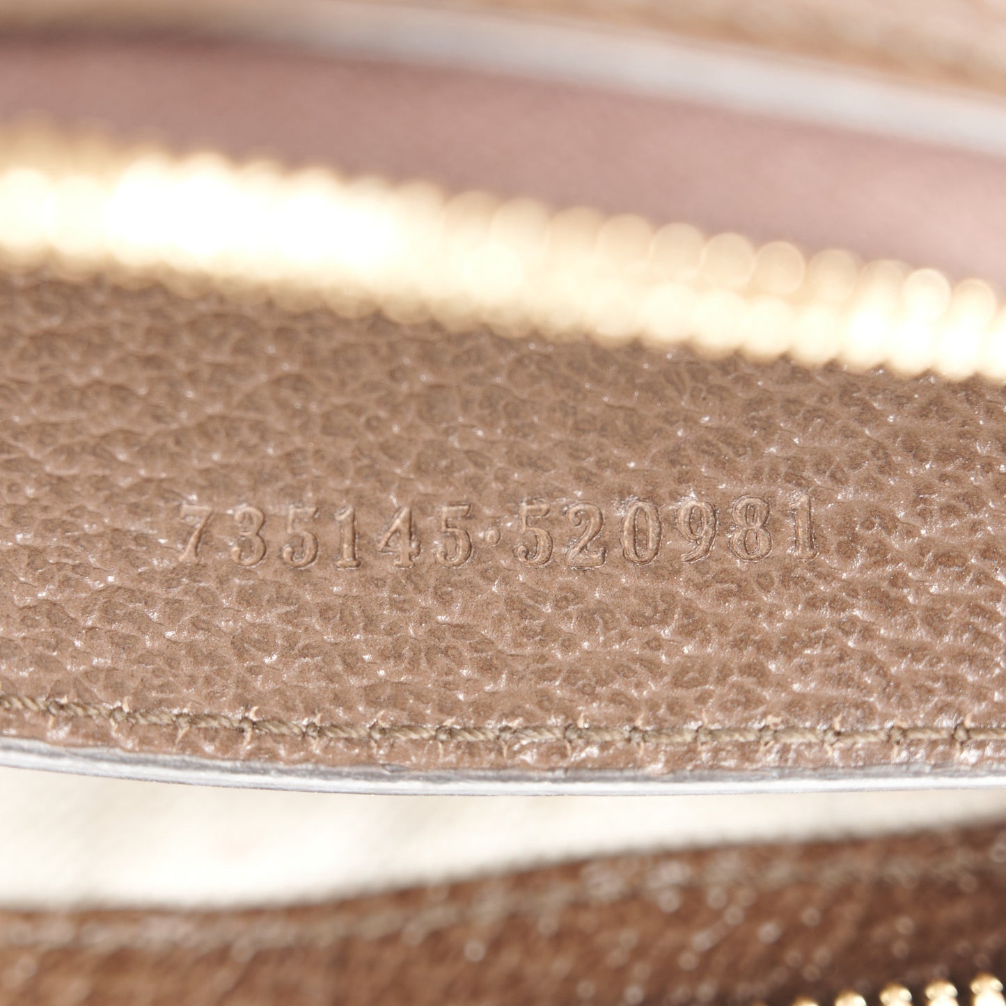 GG Supreme Monogram Textured Dollar Calfskin Small Ophidia Hobo Beige Ebony New Acero