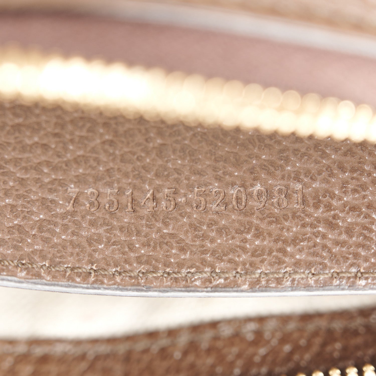 Gucci GG Supreme Monogram Textured Dollar Calfskin Small Ophidia Hobo Beige Ebony New Acero 7 of 11